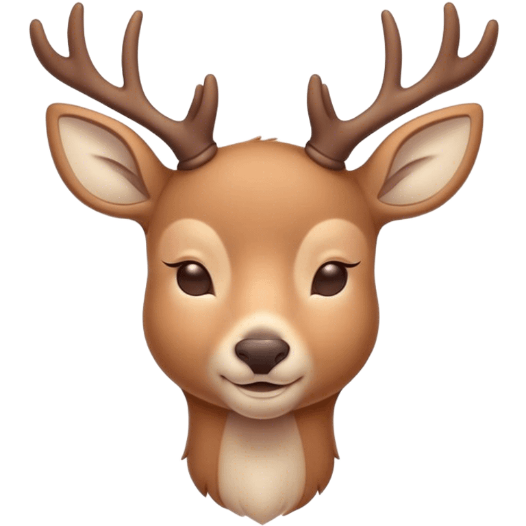 Meme-Worthy Cute Sleeping Deer Portrait Emoji, Head resting peacefully with a contented smile, showcasing a delicate, slender build and a luxuriously soft coat, eyes shut in a serene, restful nap, Simplified yet hilariously adorable features, highly detailed, glowing with a soft, drowsy light, high shine, relaxed and utterly lovable, stylized with an air of playful laziness, bright and heartwarming, soft glowing outline, capturing the essence of a comically sleepy deer, so meme-worthy it feels like it could instantly become the next viral sensation of adorable woodland slumber! emoji