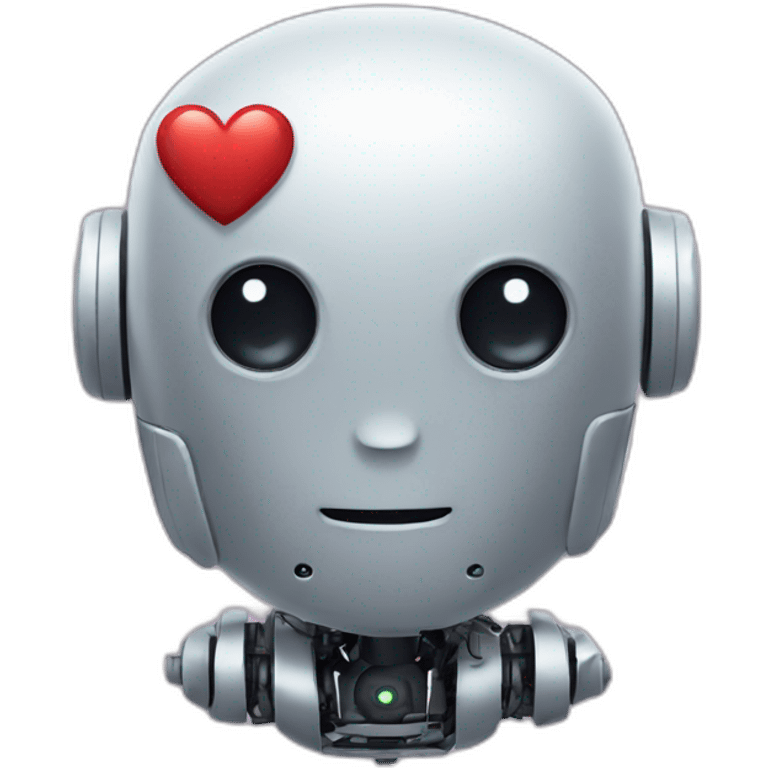 Robot heart emoji