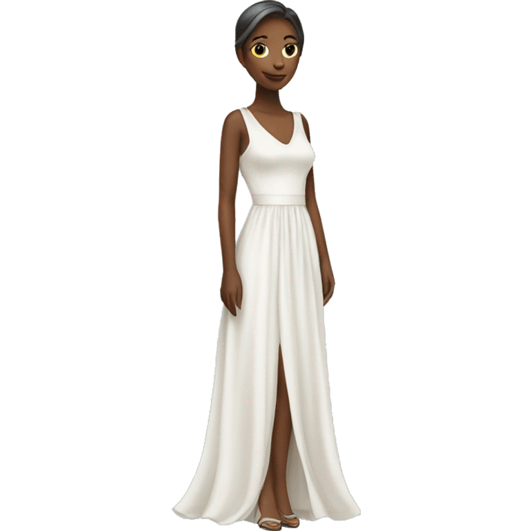 long white dress emoji