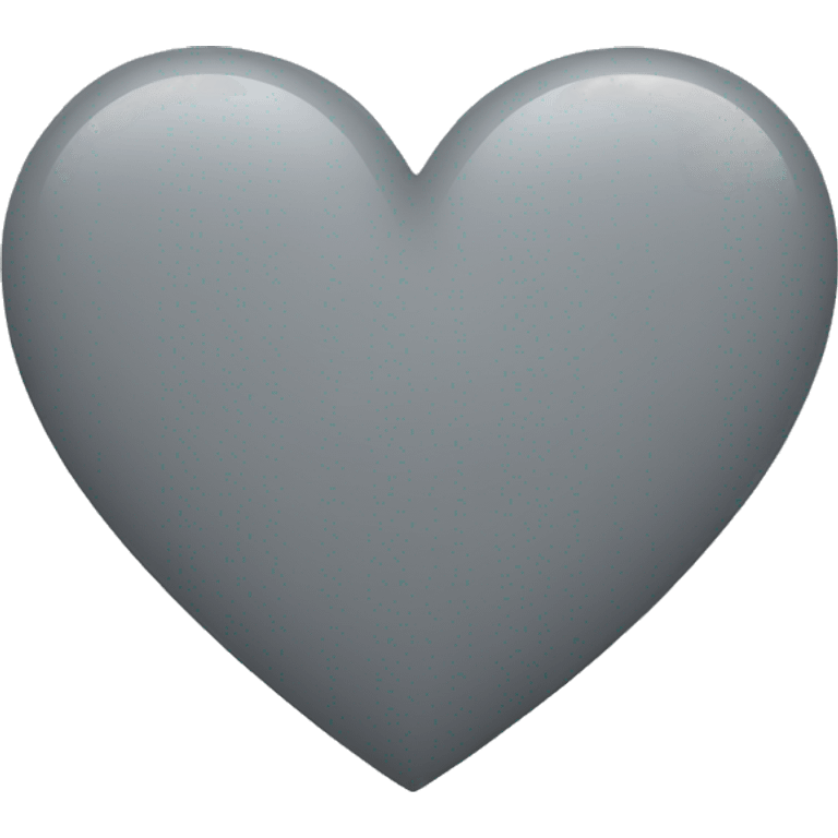 grey heart emoji