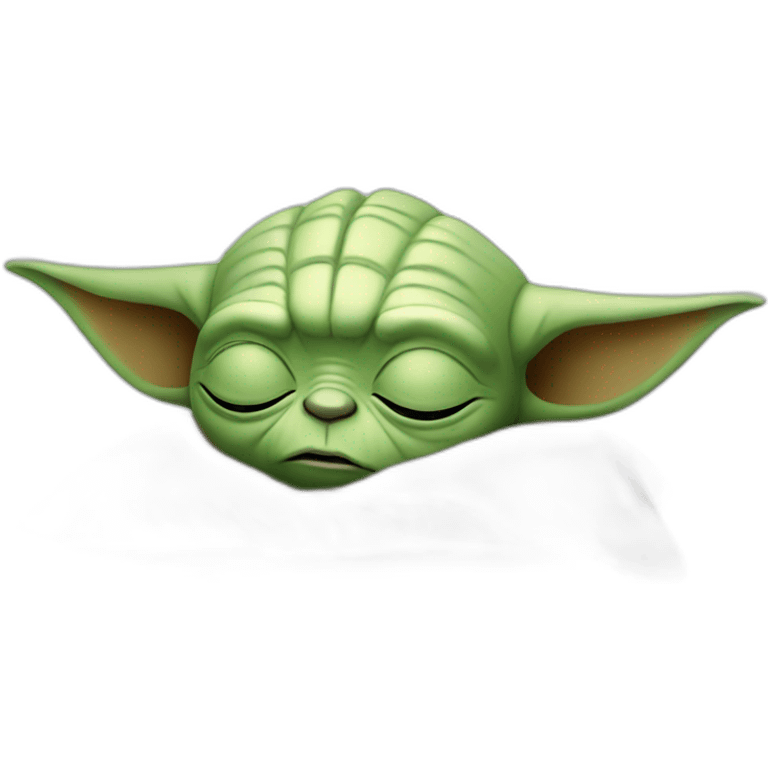 yoda sleeping emoji