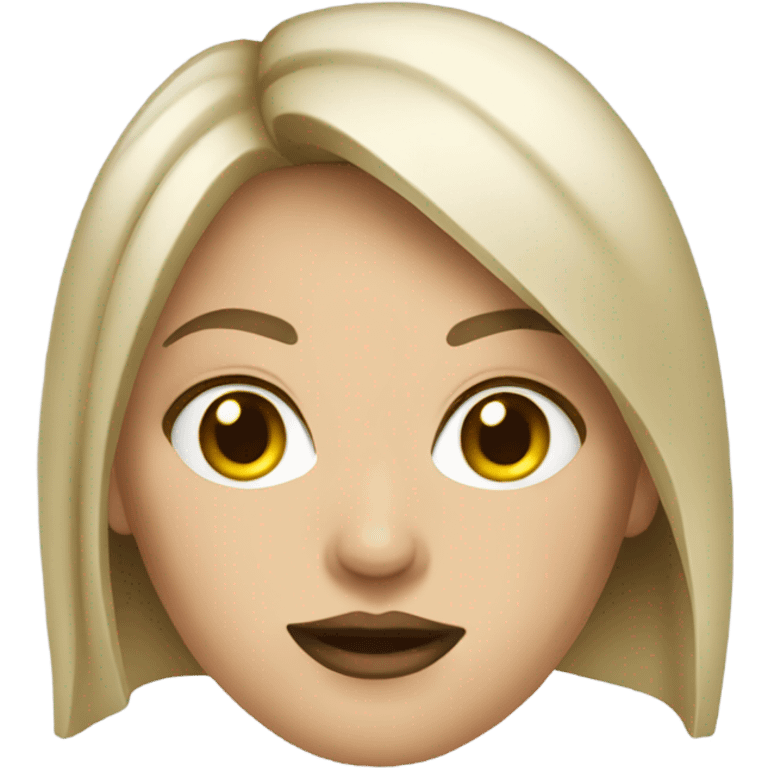 white female gangster emoji