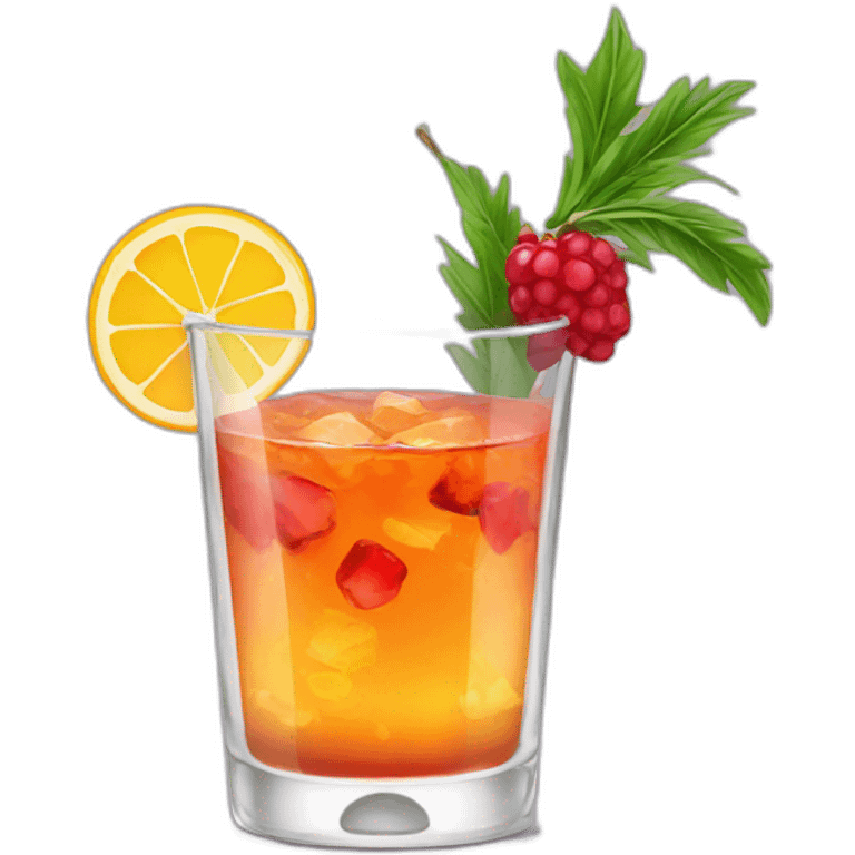 fancy cocktail emoji