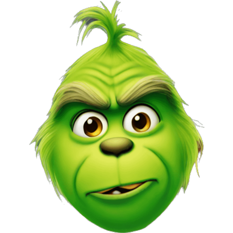 Grinch on a house emoji