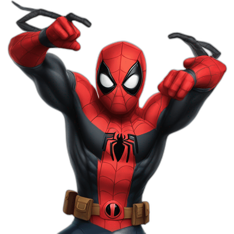 Spider-Man and Deadpool emoji