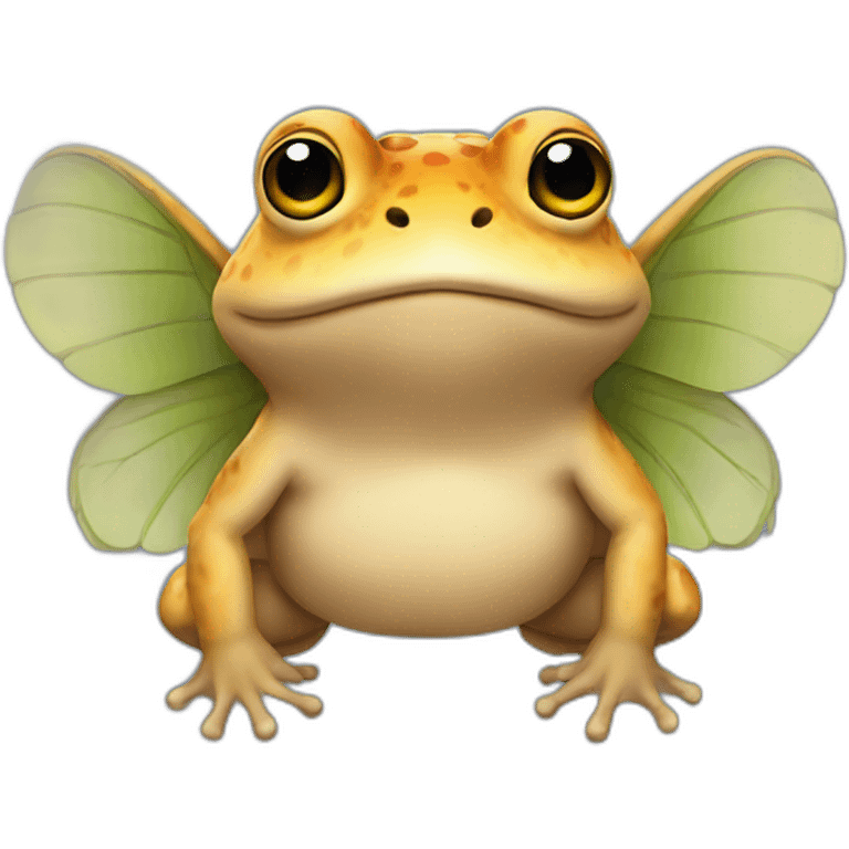 a toad with wings  emoji