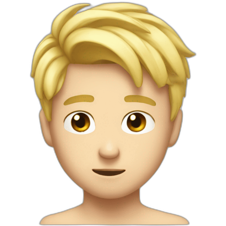 Blonde boy twitch emote emoji