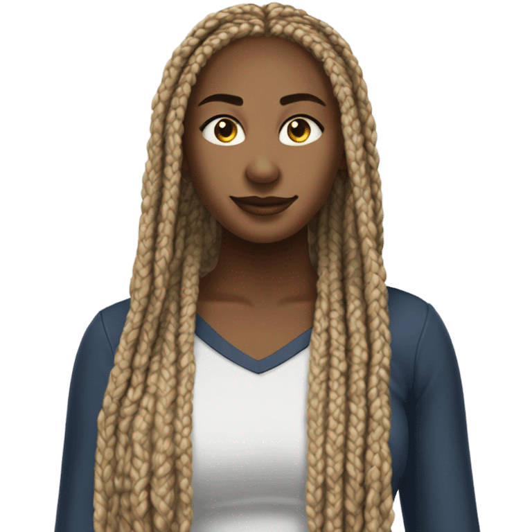 box braids emoji