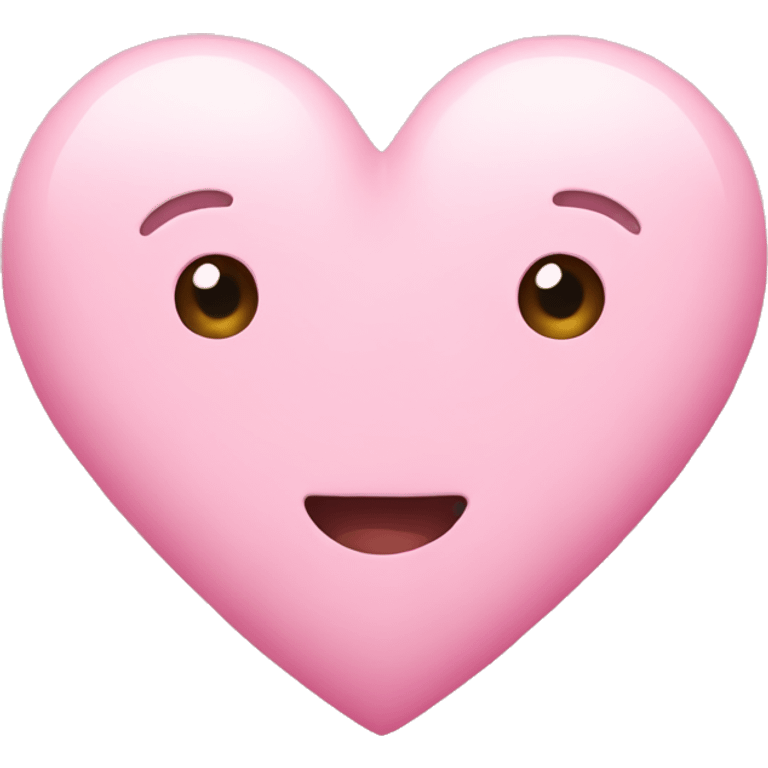 Pink pastel heart  emoji