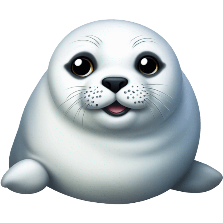 very fat harp seal emoji