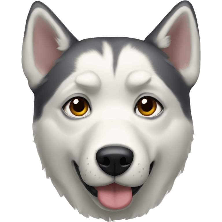 perro husky  emoji