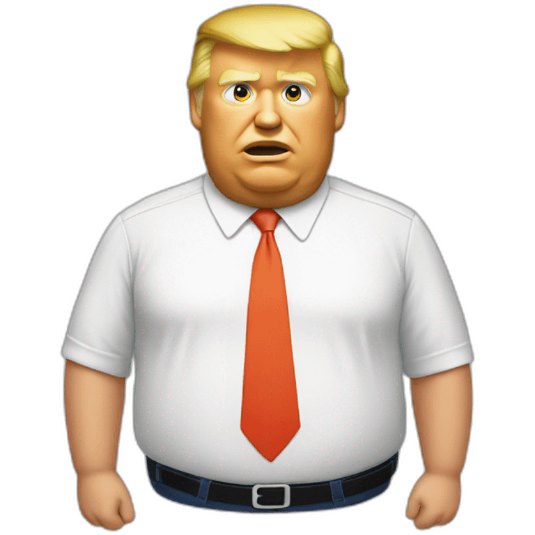 fat trump skin shirt emoji