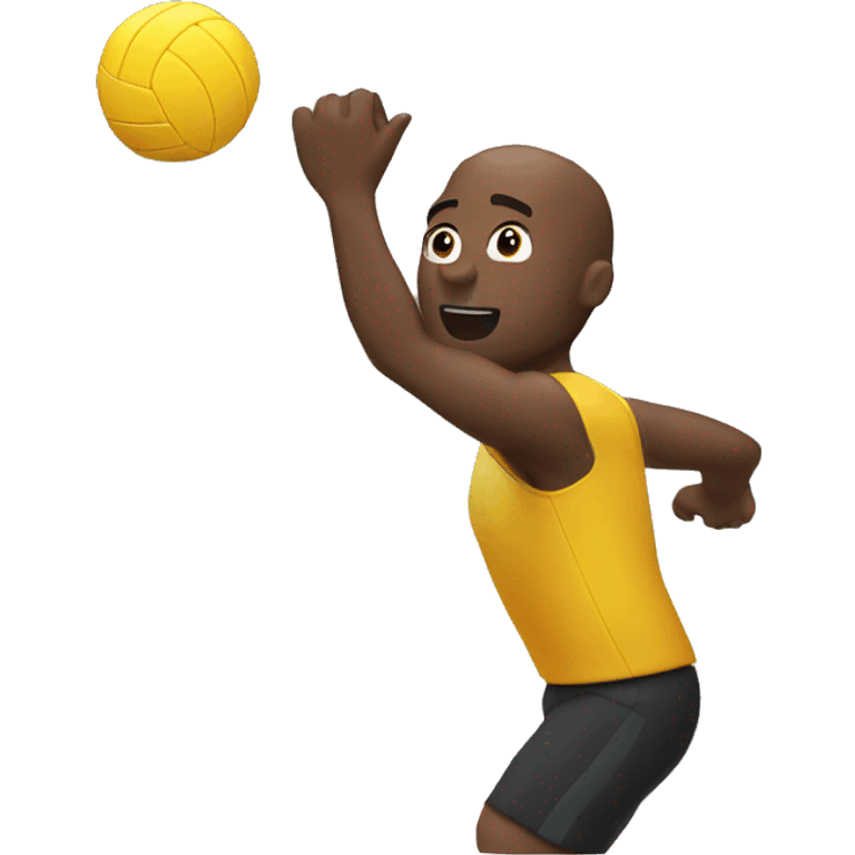 Man playing volleyball emoji