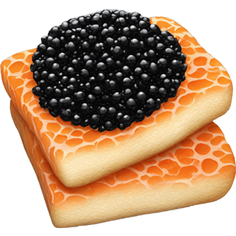 Black caviar emoji