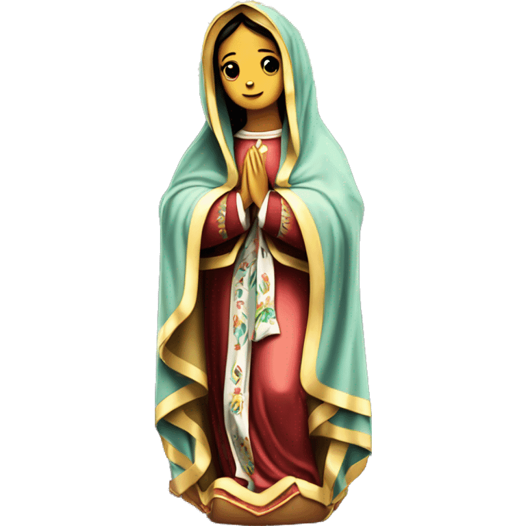 virgen de guadalupe en leotardo emoji