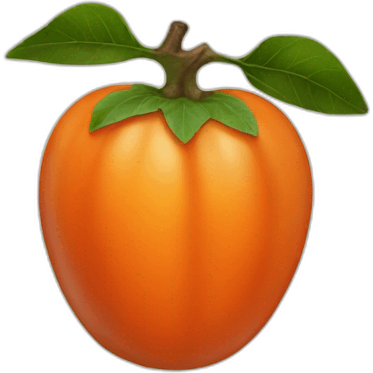 persimmon emoji