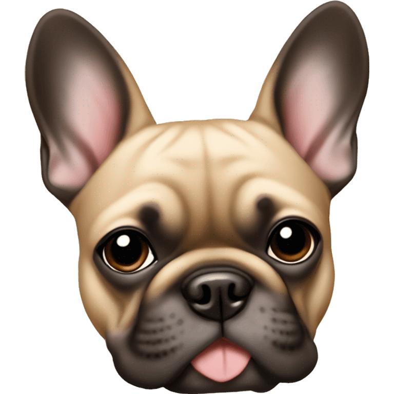 Beige dog frenchie emoji