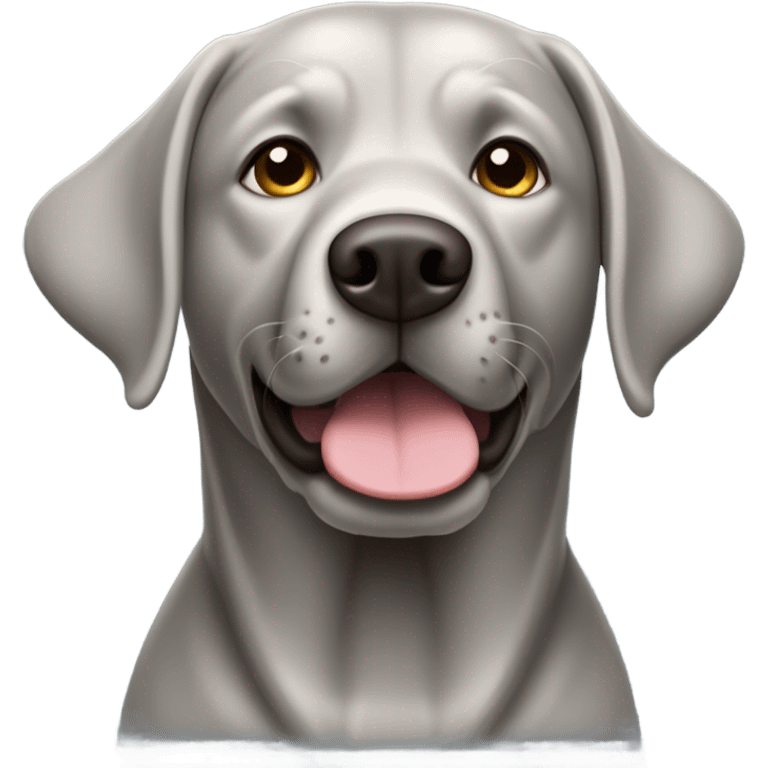 Silver Labrador  emoji