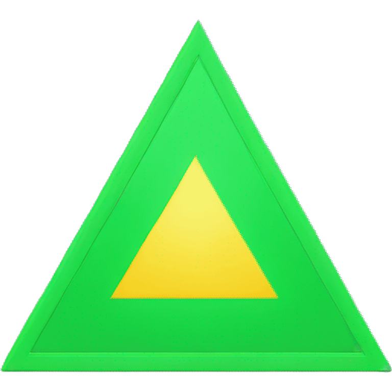 green triangle emoji