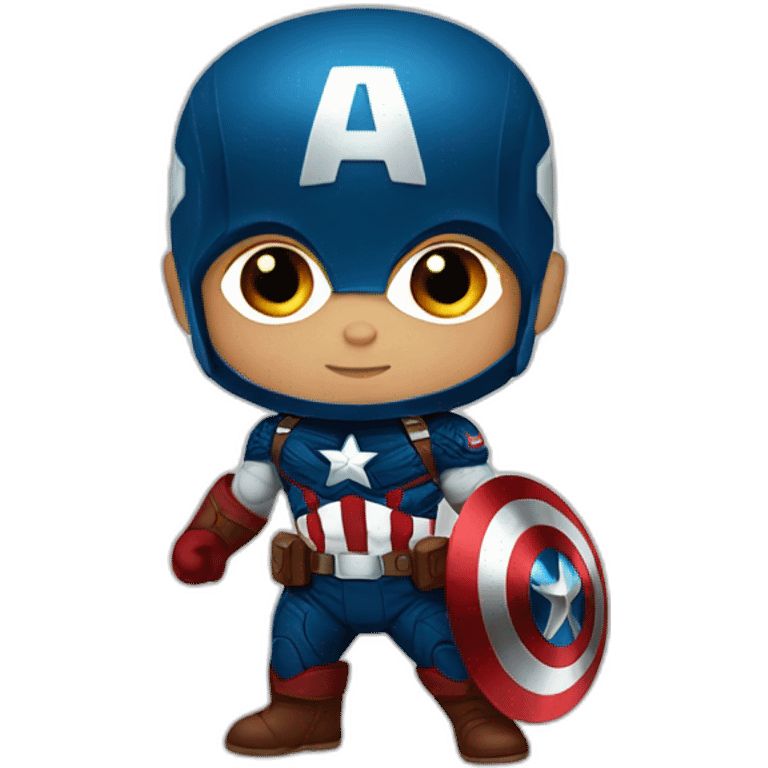 Baby Captain America emoji