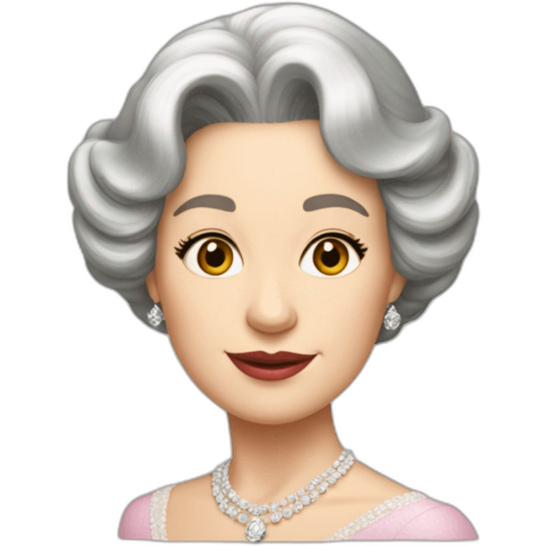 Old princess Margaret emoji