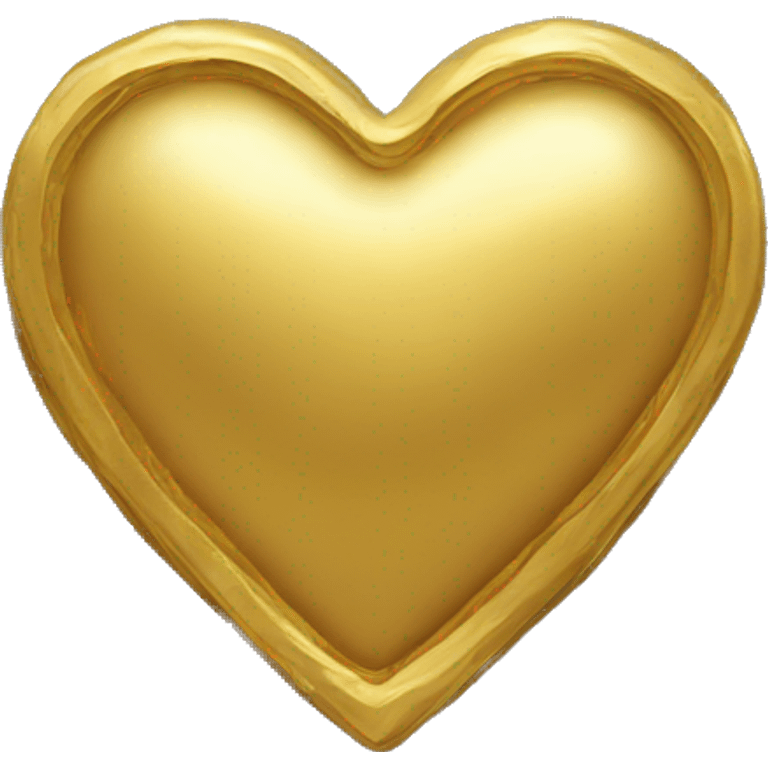 gold heart emoji