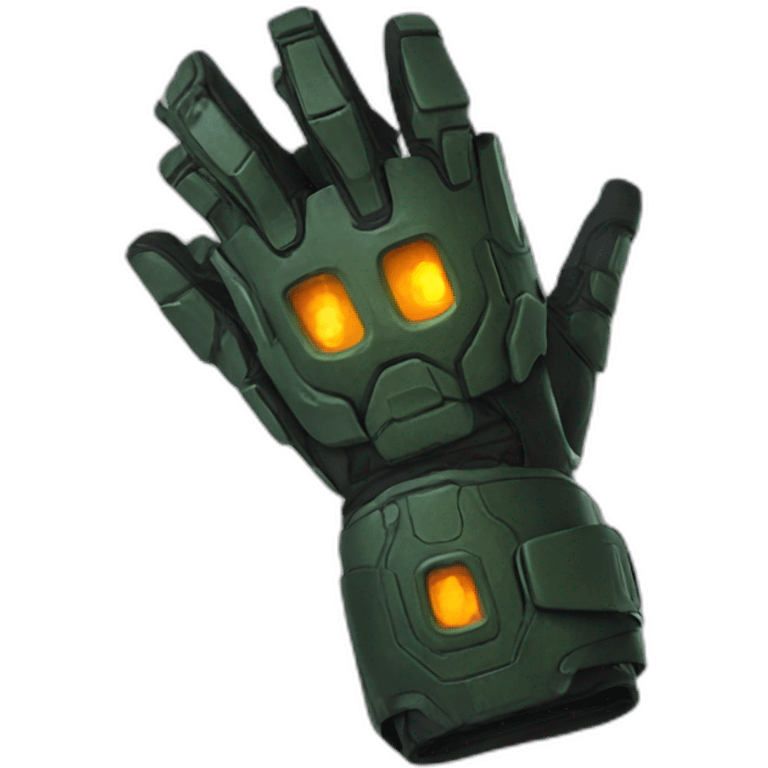 Futuristic Doom Gloves emoji