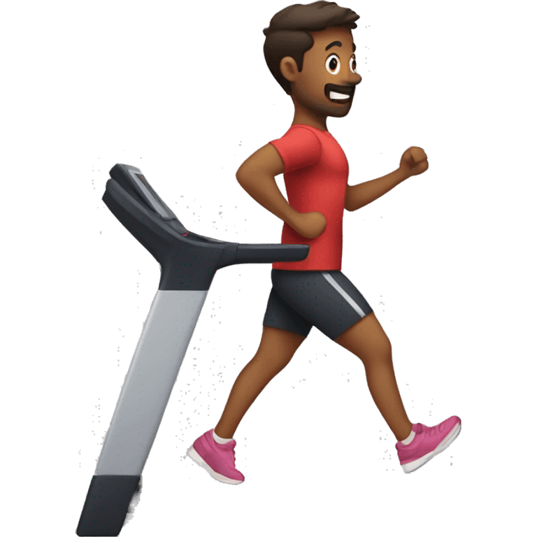 cardio person inlove with a treadmill emoji