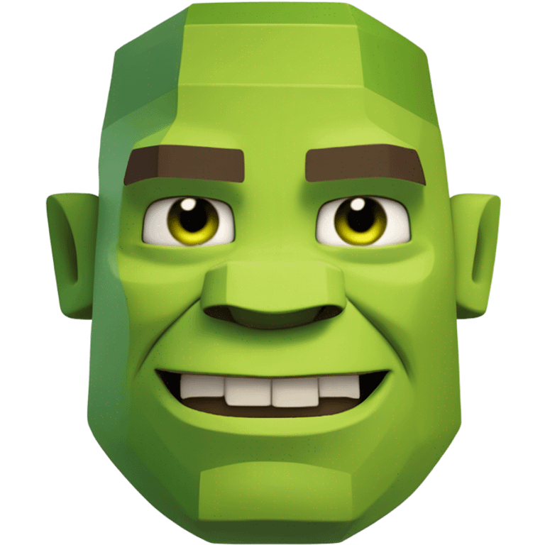 Minecraft shreck emoji