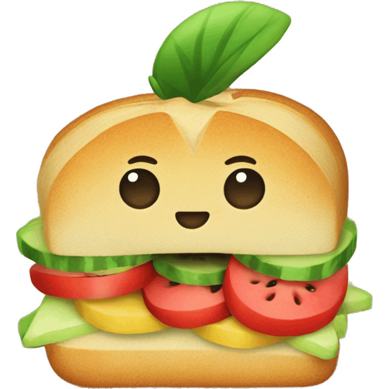 Fruit sando emoji