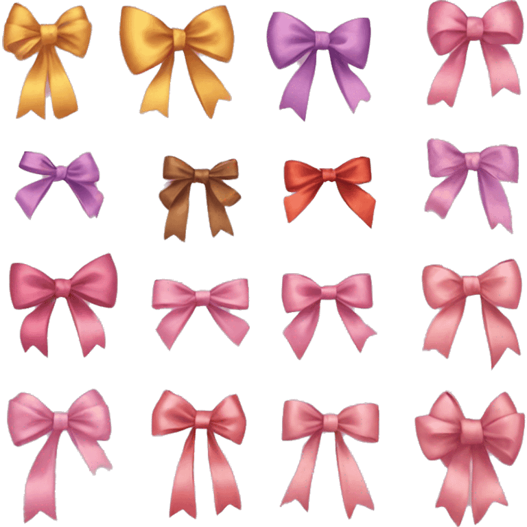 Pretty bows ￼ emoji