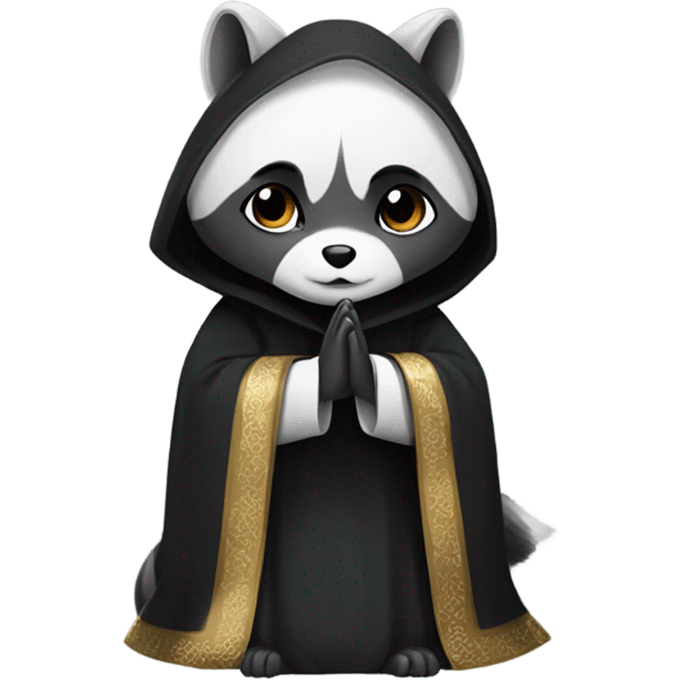 Raccoon nun emoji