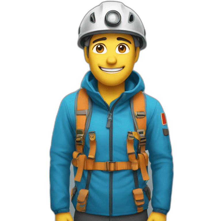 un alpiniste emoji