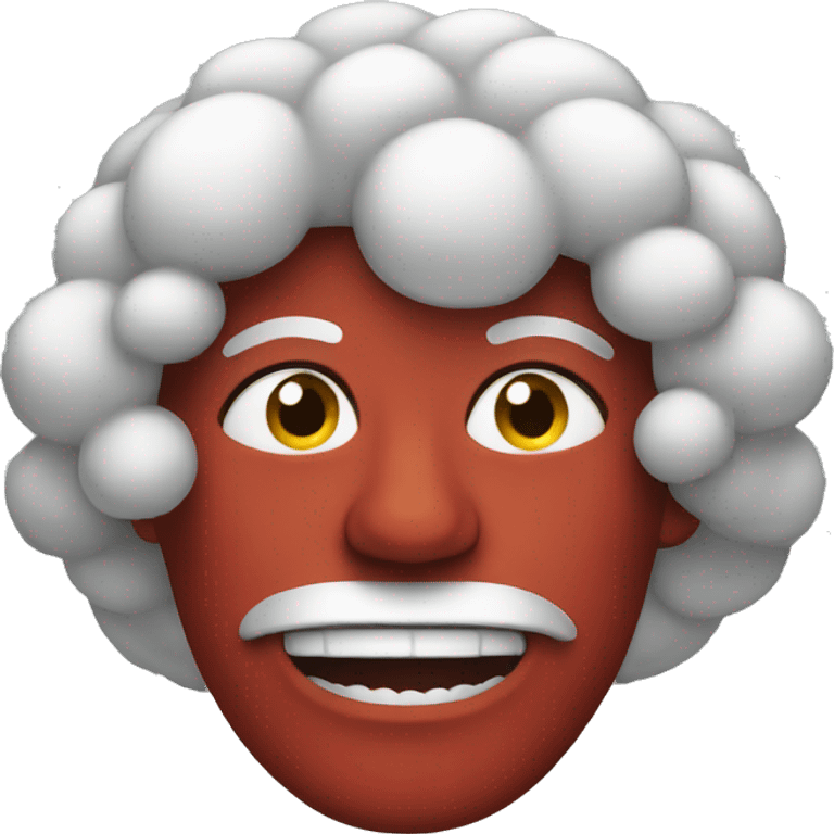 Red cloud emoji