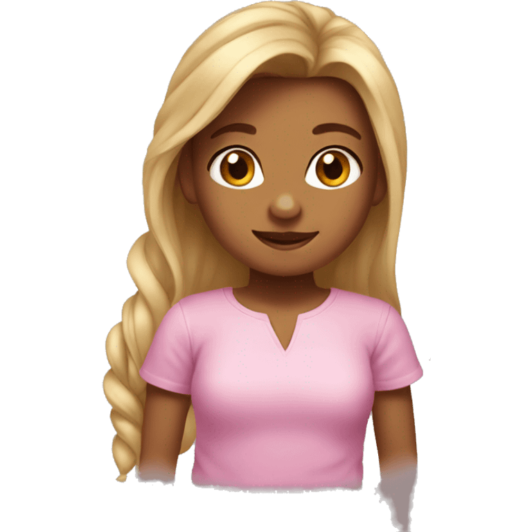 un emoji de una niña en un pony emoji