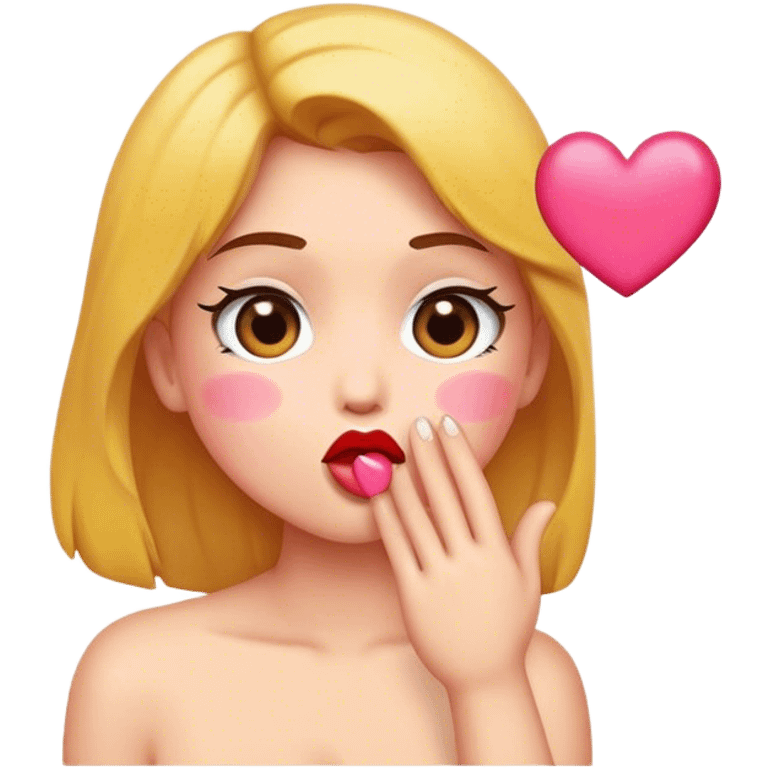 Blowing kiss emoji