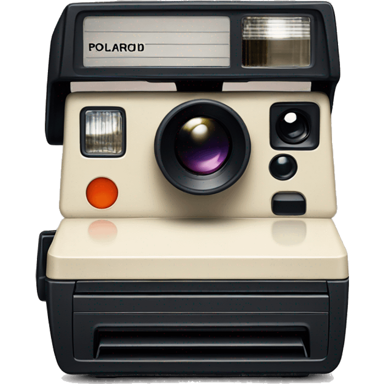 Polaroid camera emoji