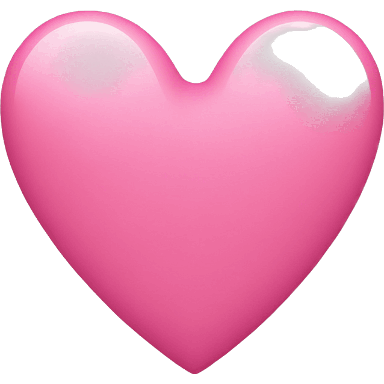 A pink heart emoji