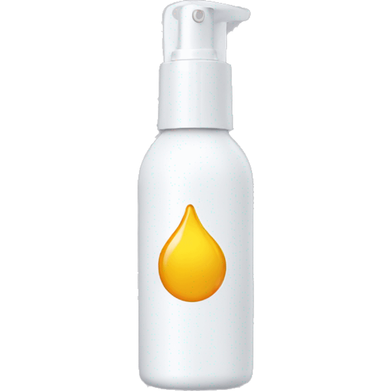 little facial sunscreen bottle emoji