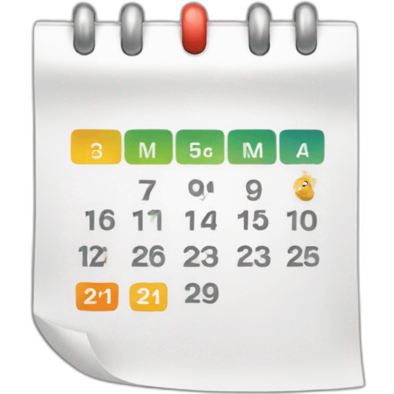 calender emoji