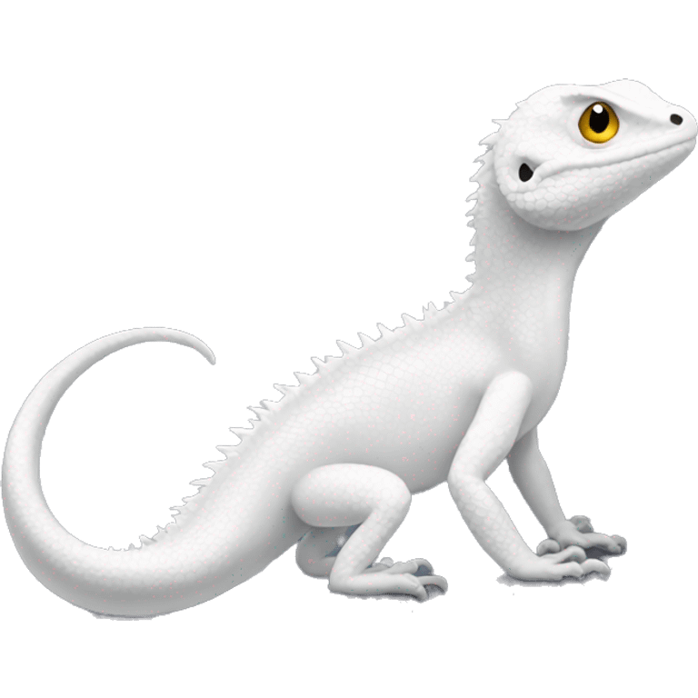 White Lizard  emoji