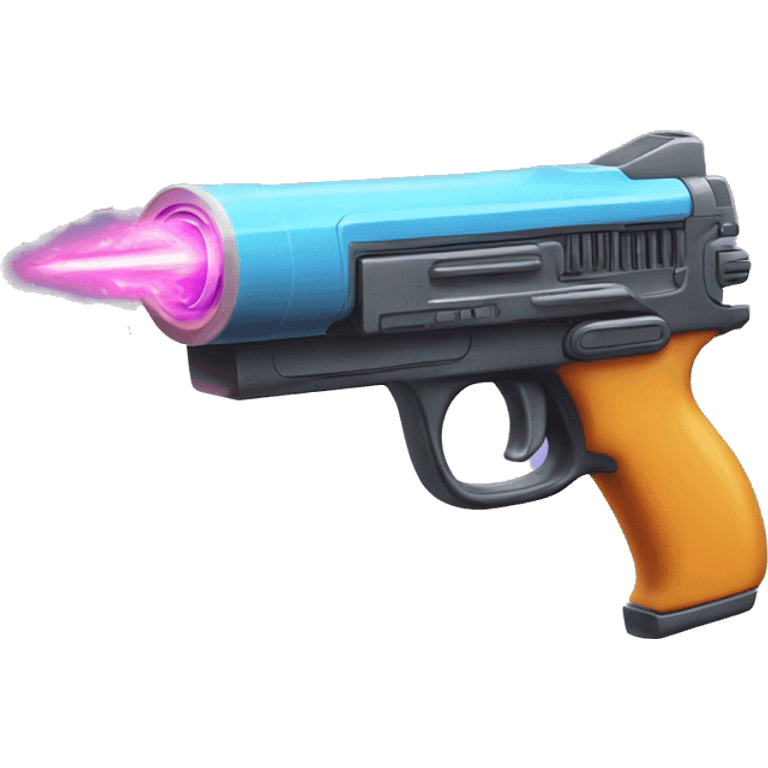 laser gun 3d emoji