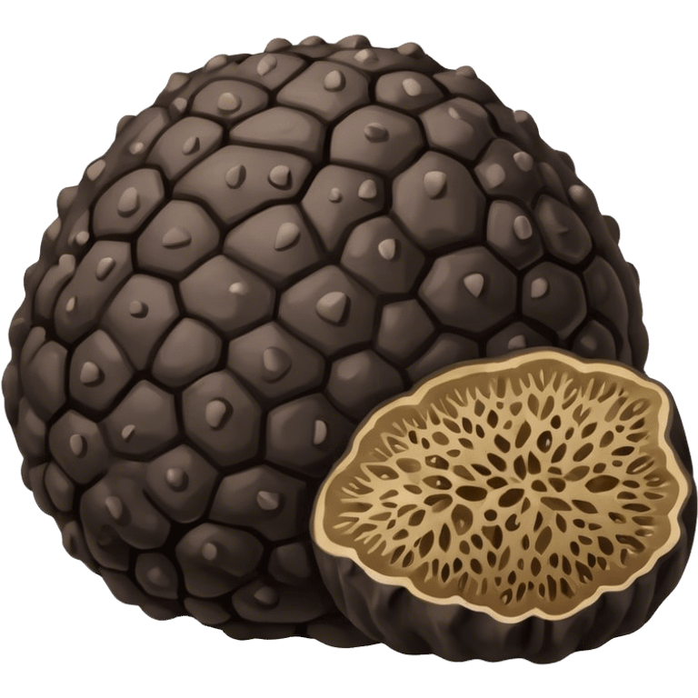 Black truffle  emoji