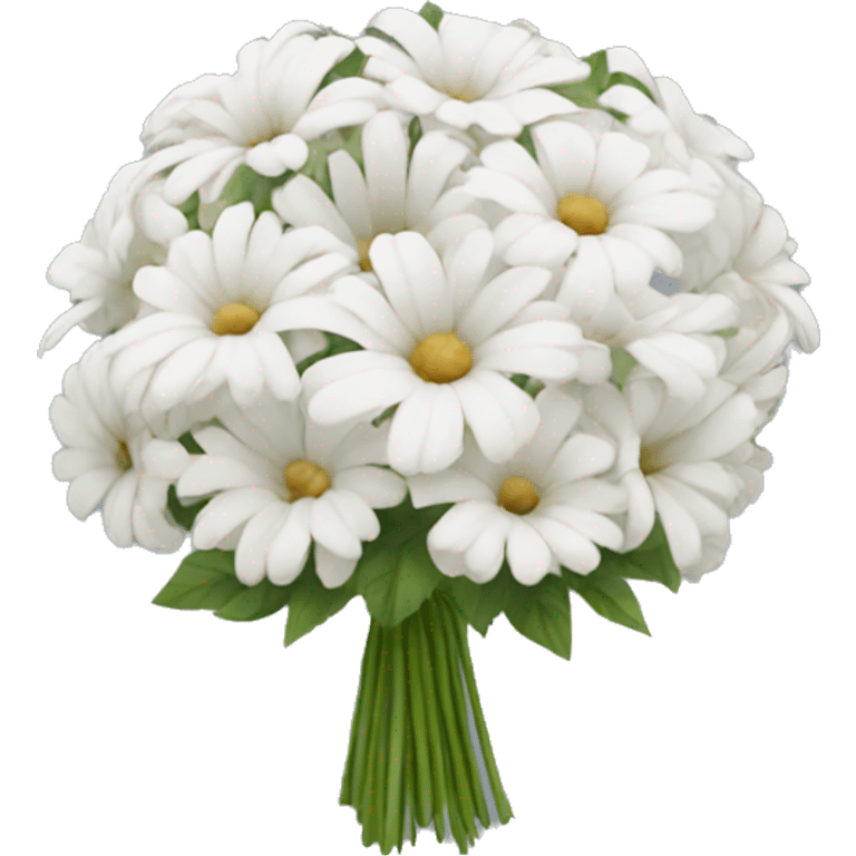 a white bouquet emoji