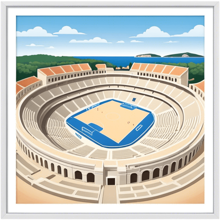 Cinematic Realistic Pula Arena, Croatia emoji emoji