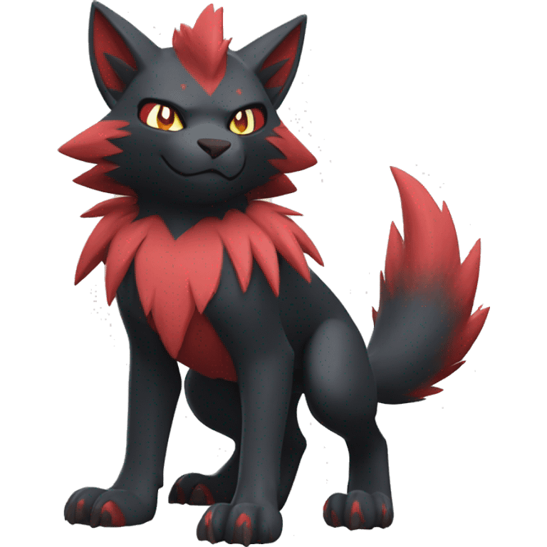 Litten-Zoroark full body emoji