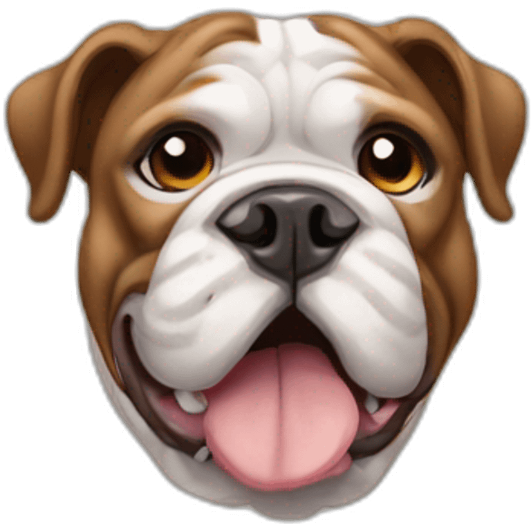 Bulldog ingles cuerpo emoji