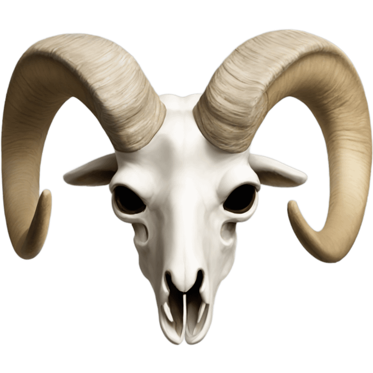 1 Bighorn sheep skull emoji