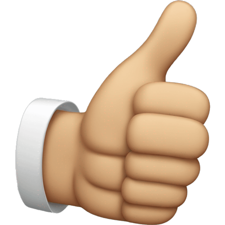 Mad thumbs up emoji