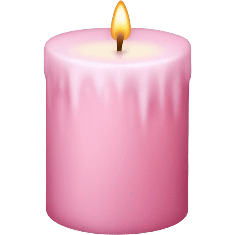 light pink candle emoji